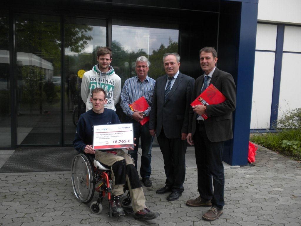 Barrierefreiheit im BBW Adolf Aich: GlücksSpirale fördert Umbauten mit 18.765 Euro