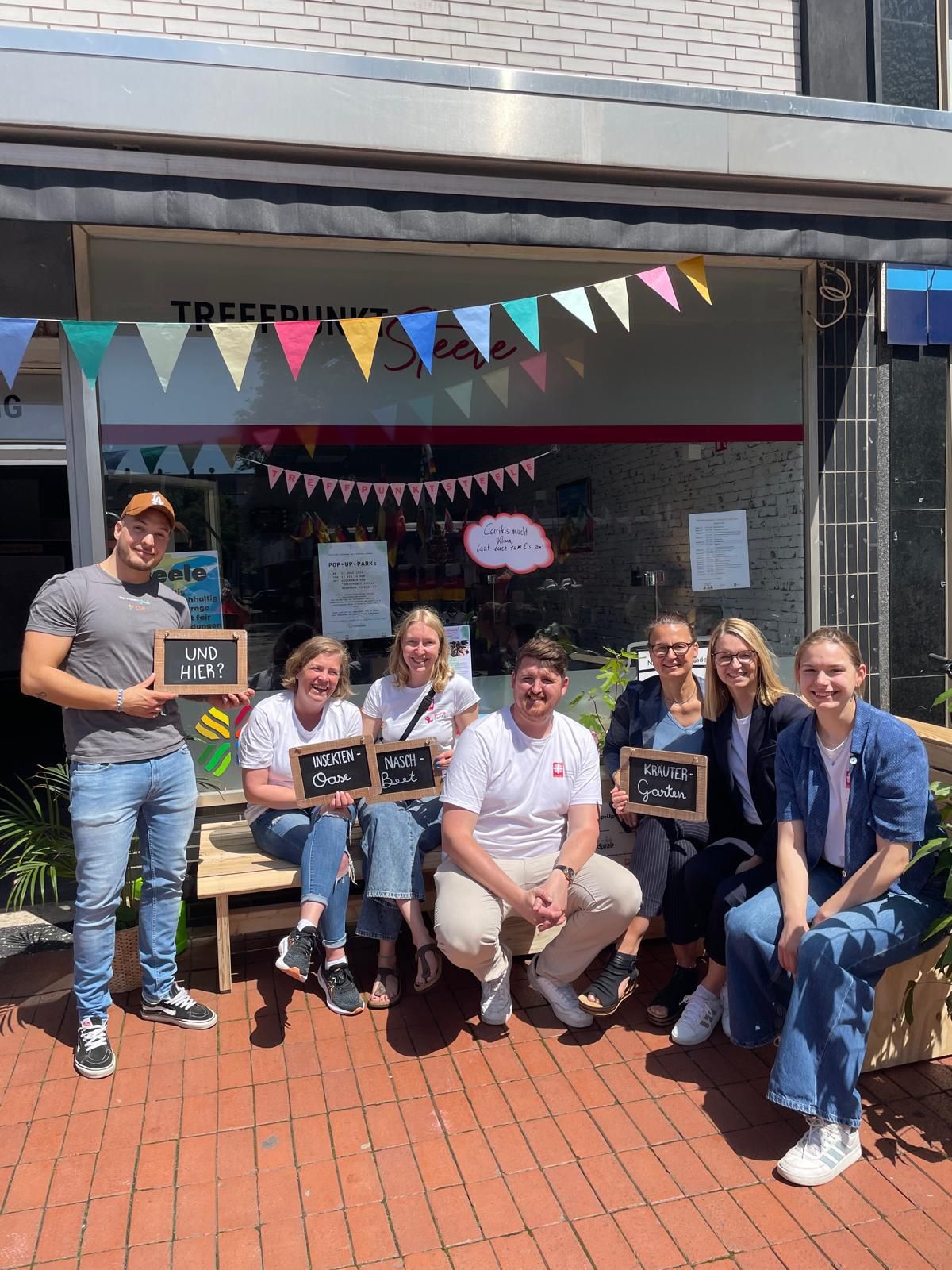 Grüner Auftakt: Der Caritas Pop-Up-Park begeistert Essen-Steele