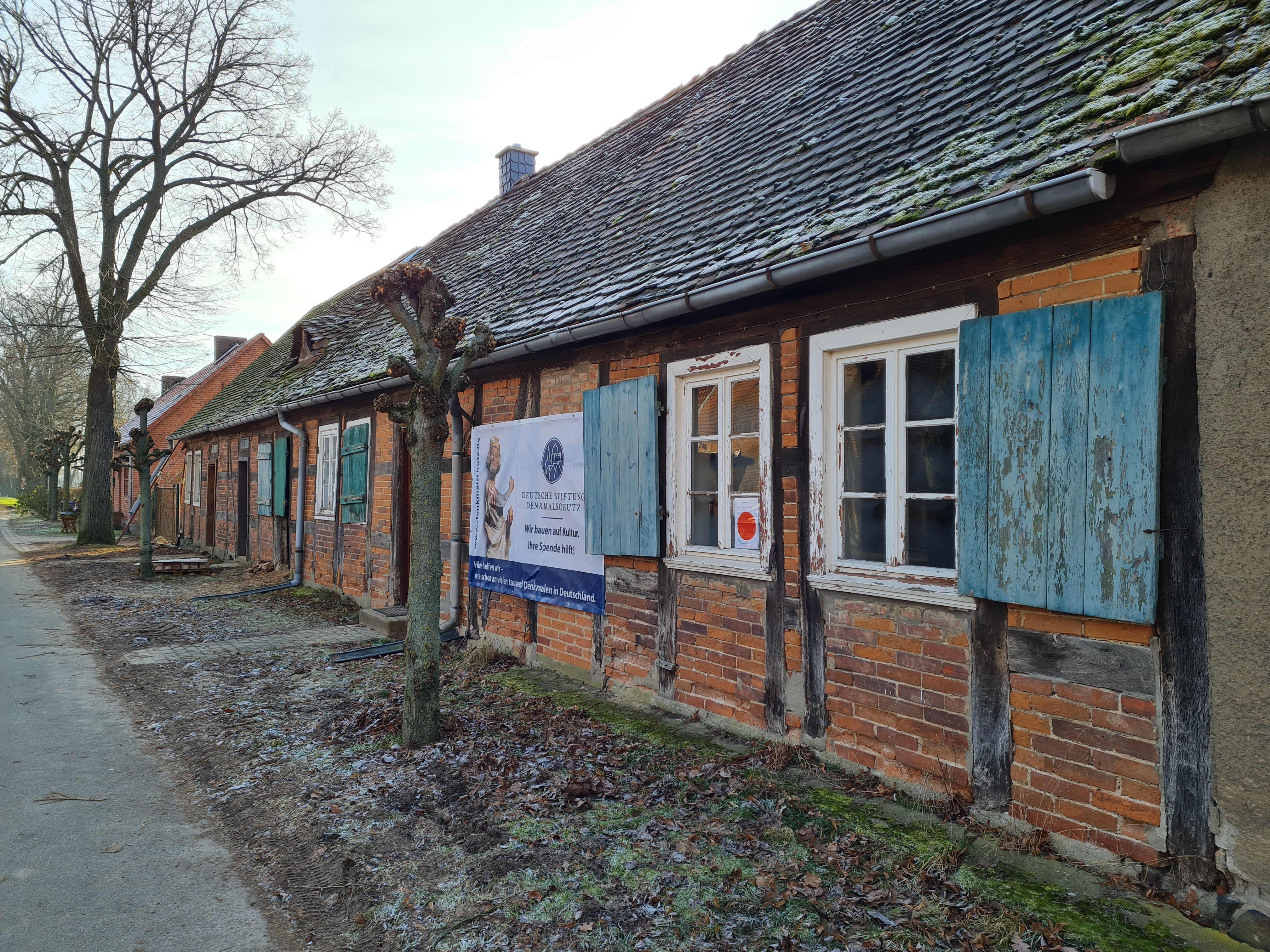 Aussenansicht des Fachwerkhauses in Sachsen-Anhalt